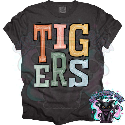 Sporty Boho Tigers Mascot