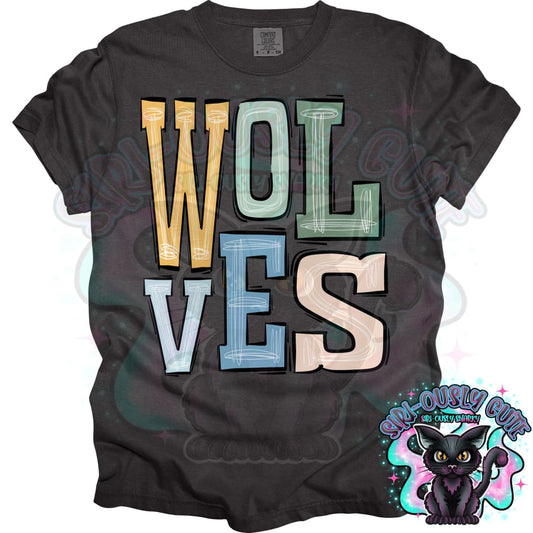 Sporty Boho Wolves Mascot