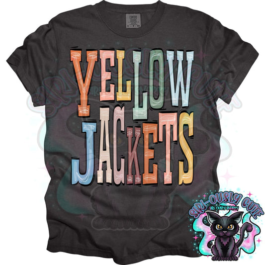Sporty Boho Yellowjackets Mascot