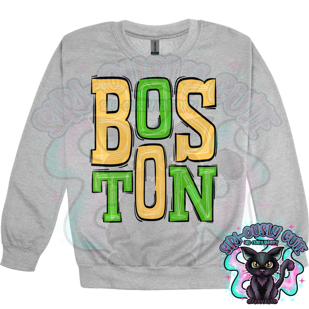 Sporty Boston - Yellow Green Mascot