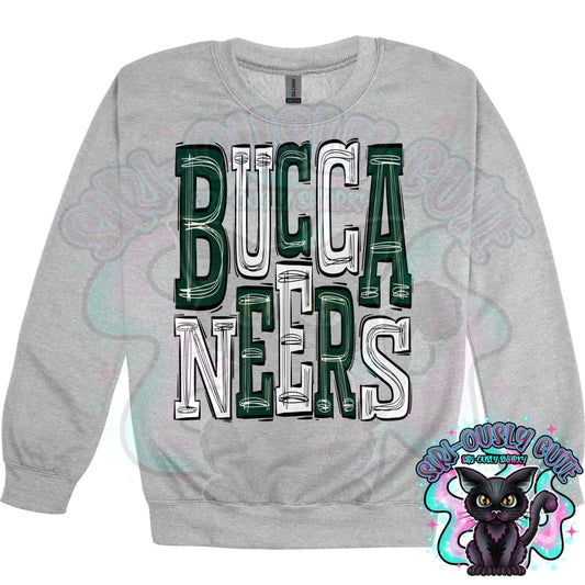Sporty Buccaneers - Forest Green White Mascot