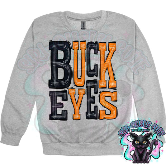 Sporty Buckeyes - Black Orange Mascot