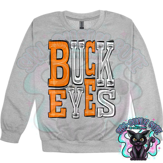 Sporty Buckeyes - Orange White Mascot