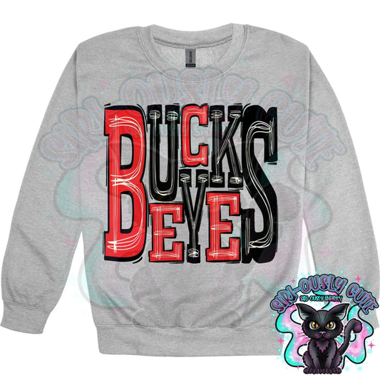 Sporty Buckeyes - Red Black Mascot