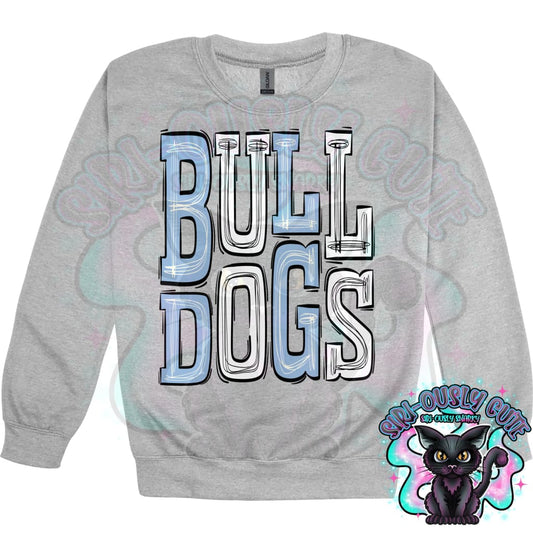 Sporty Bulldogs - Carolina White Mascot