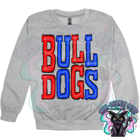 Sporty Bulldogs - Red Royal Mascot