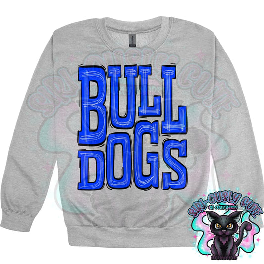Sporty Bulldogs - Royal Blue Mascot