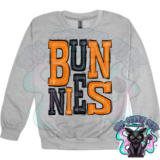 Sporty Bunnies - Orange Black Mascot