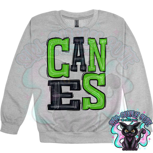 Sporty Canes - Green Black Mascot