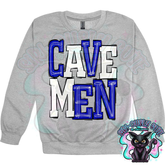 Sporty Cavemen - White Royal Mascot