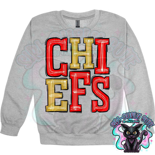 Sporty Chiefs - Red Gold Mascot