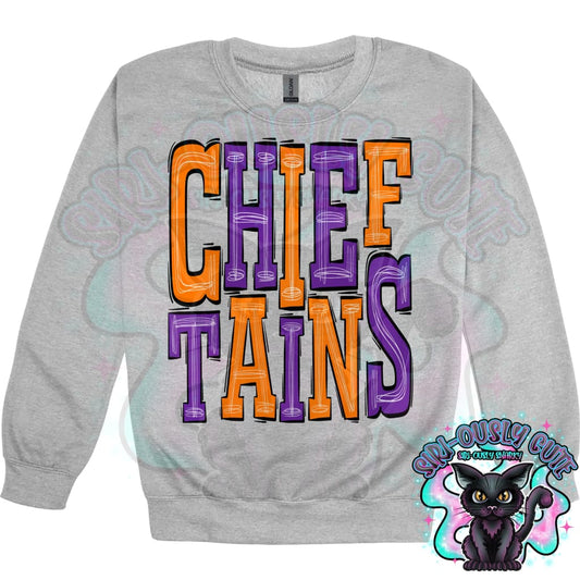 Sporty Chieftains - Orange Purple Mascot
