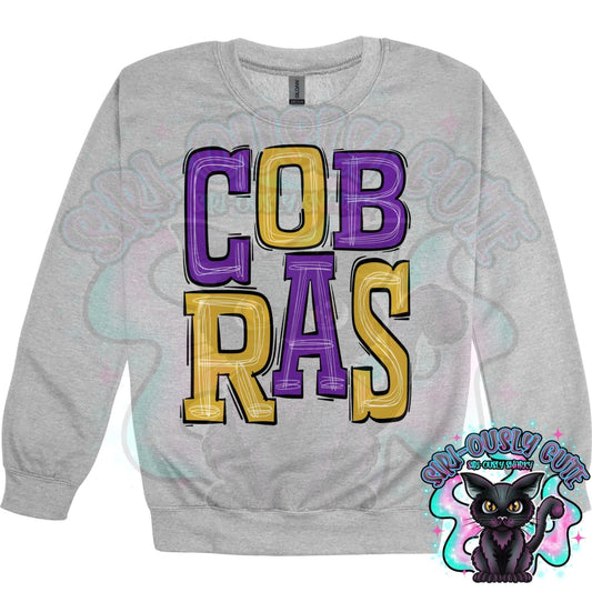 Sporty Cobras - Purple Gold Mascot