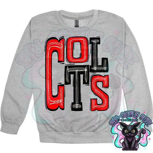 Sporty Colts - Red Black Mascot