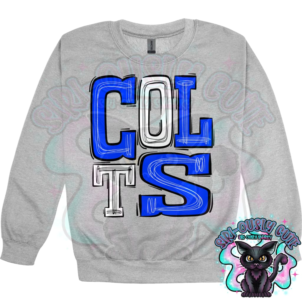 Sporty Colts - Royal Blue White Mascot