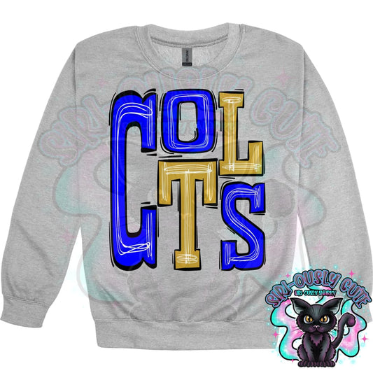 Sporty Colts - Royal Gold Mascot