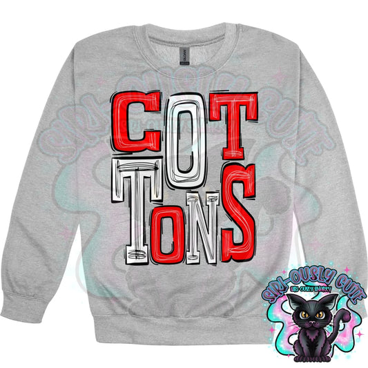 Sporty Cottons - Red White Mascot