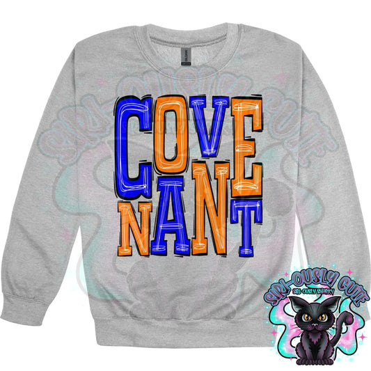 Sporty Covenant - Royal Blue Orange Mascot