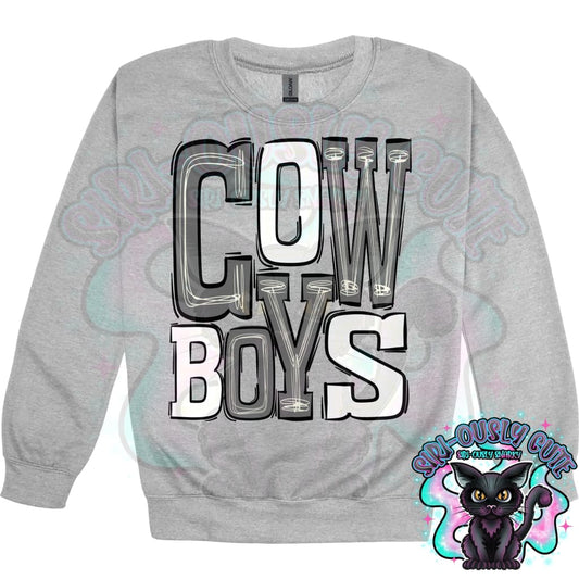 Sporty Cowboys - Grey White Mascot