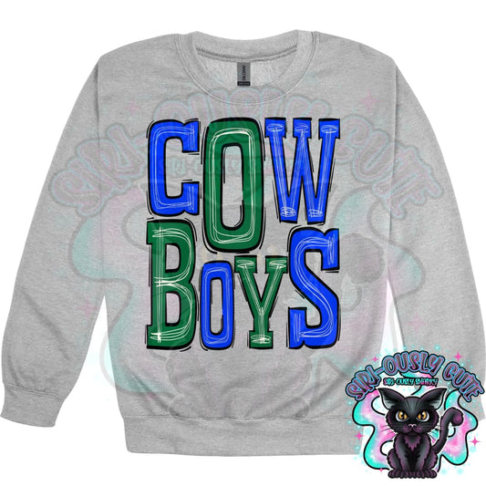 Sporty Cowboys - Royal Blue Kelly Greem Mascot