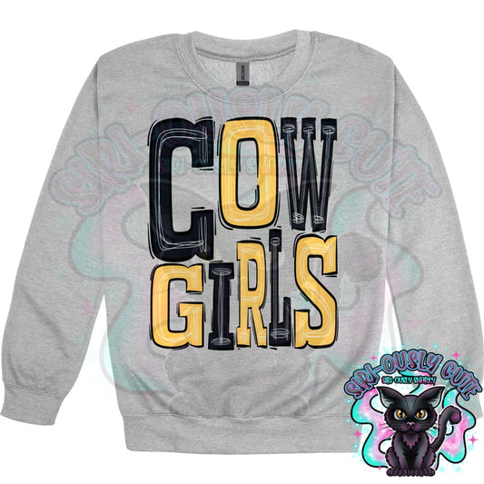 Sporty Cowgirls - Black Yellow Mascot