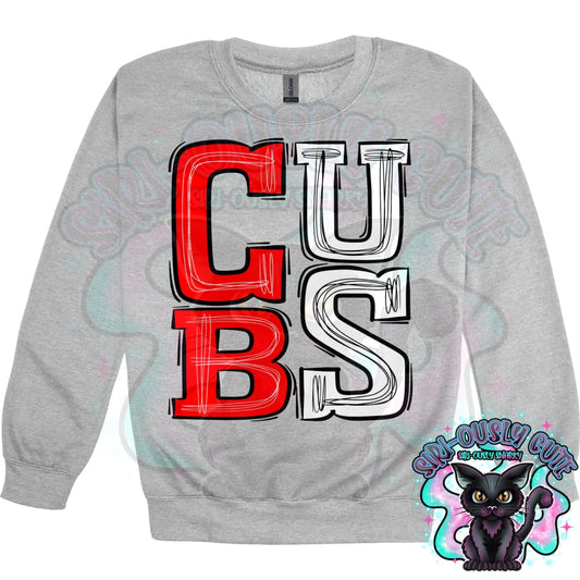 Sporty Cubs - Red White Mascot