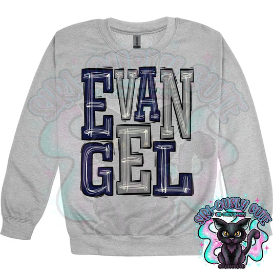 Sporty Evangel - Navy Gray Mascot