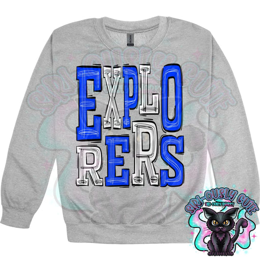 Sporty Explorers - Royal White Mascot