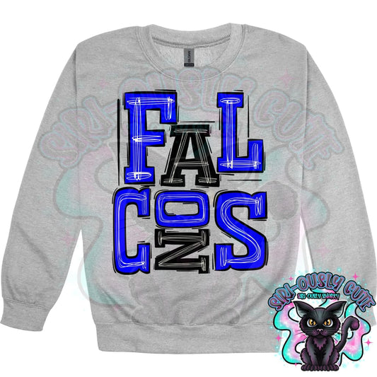 Sporty Falcons - Royal Black Mascot