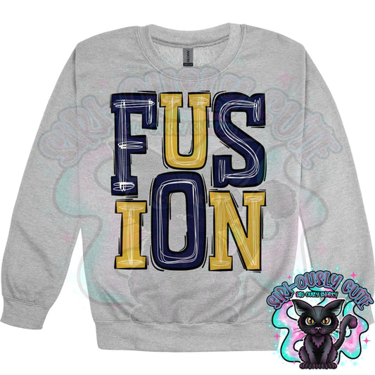 Sporty Fusion - Navy Blue Gold Mascot