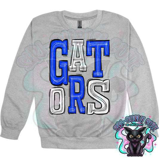 Sporty Gators - Blue White Mascot