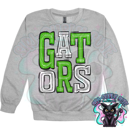 Sporty Gators - Green White Mascot