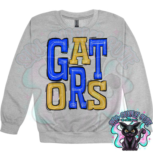 Sporty Gators - Royal Blue Vegas Gold Mascot