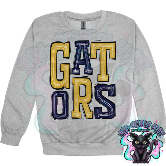 Sporty Gators - Vegas Gold Nav Mascot