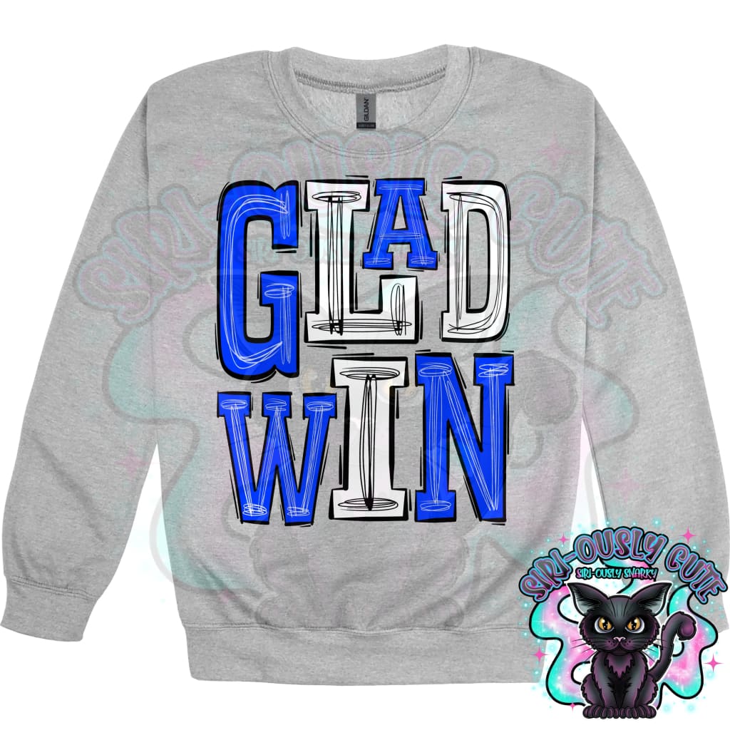 Sporty Gladwin - Royal White Mascot
