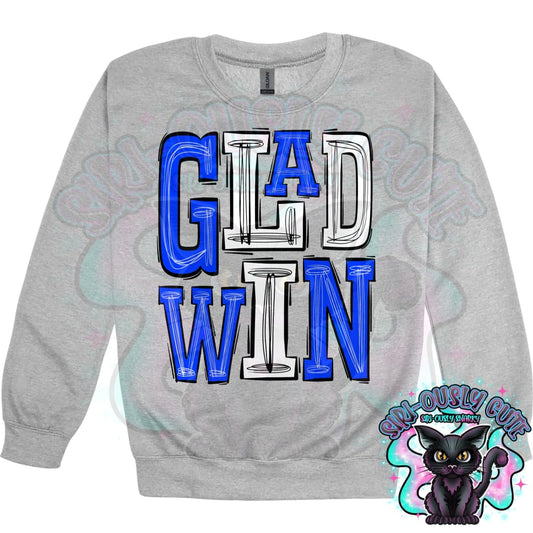 Sporty Gladwin - Royal White Mascot
