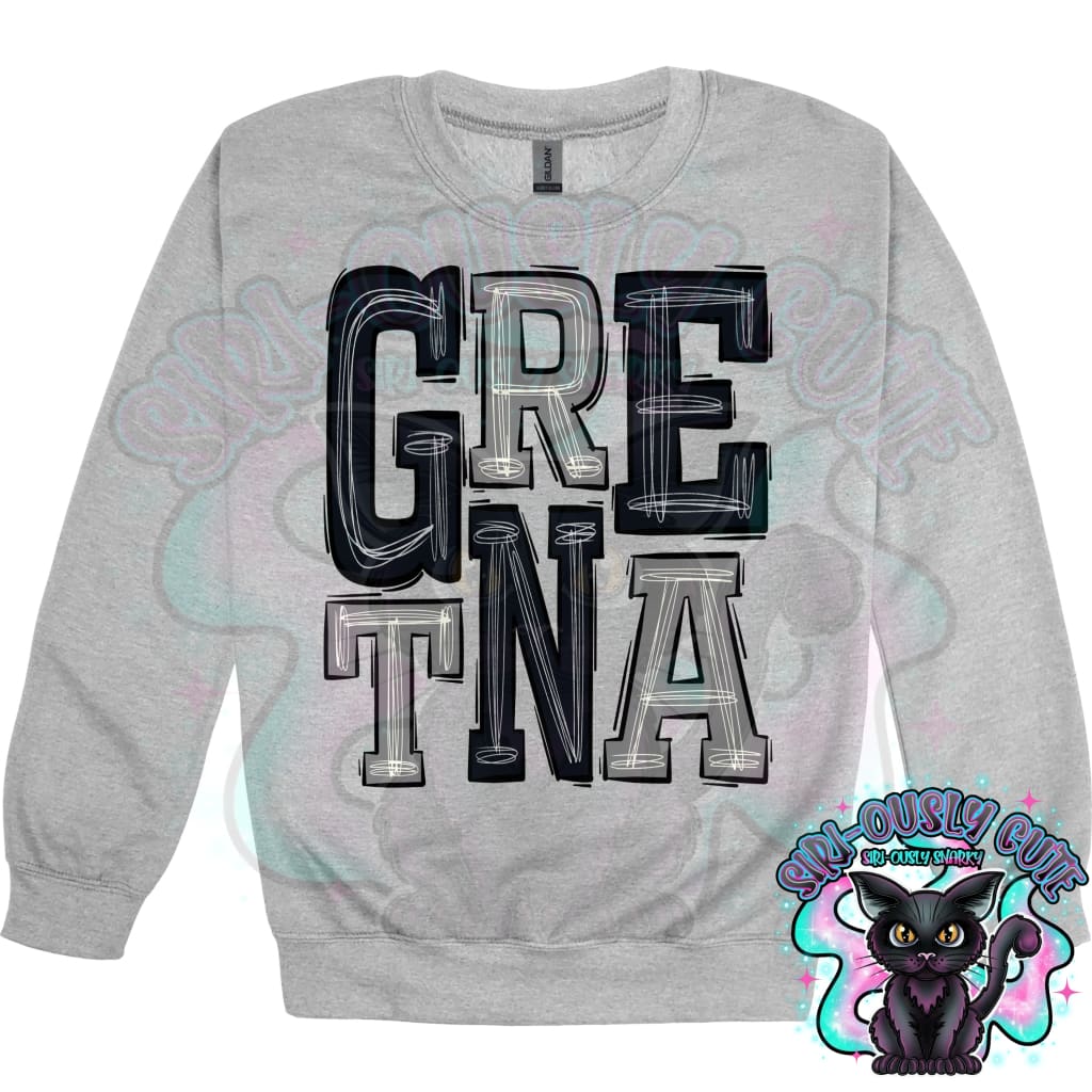 Sporty Gretna - Black Grey Mascot