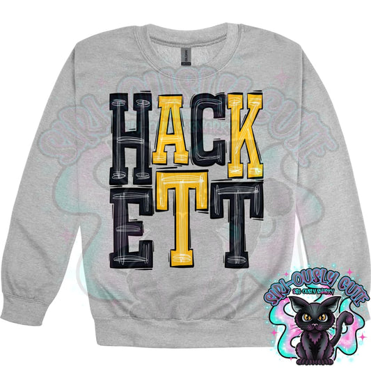 Sporty Hackett - Black Yellow Gold Mascot
