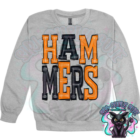 Sporty Hammers - Orange Black Mascot