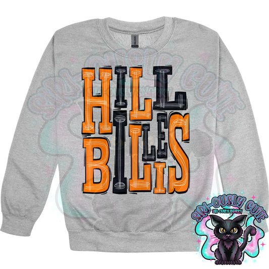 Sporty Hillbillies - Orange Black Mascot