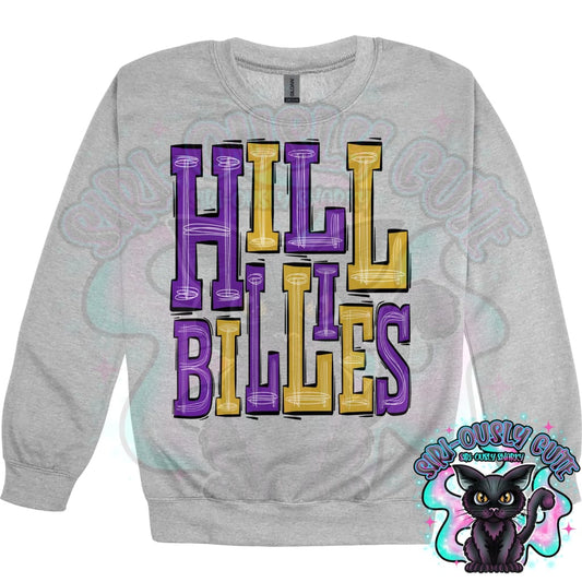 Sporty Hillbillies - Purple Gold Mascot
