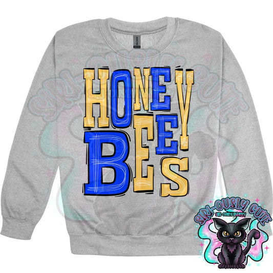 Sporty Honey Bees - Yellow Royal Blue Mascot