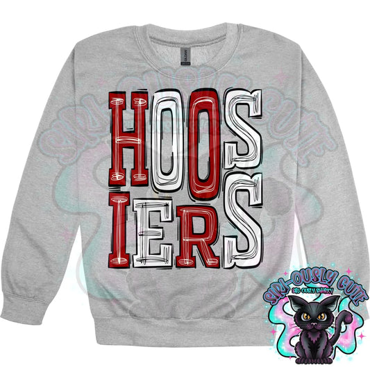 Sporty Hoosiers - Crimson White Mascot