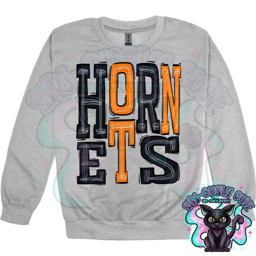 Sporty Hornets - Black Orange Mascot