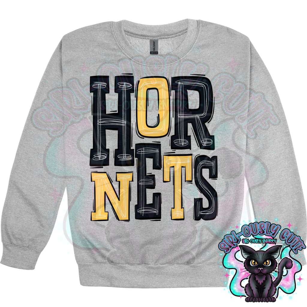 Sporty Hornets - Black Yellow Mascot