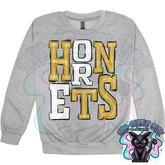 Sporty Hornets - Gold White Mascot