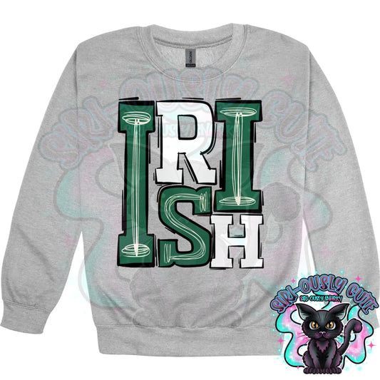 Sporty Irish - Green White Mascot