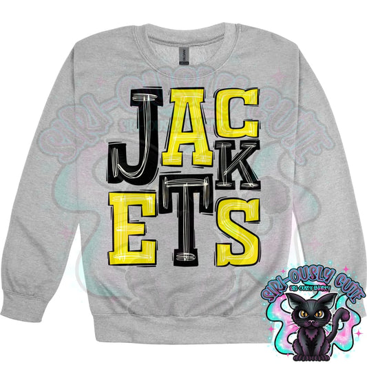 Sporty Jackets - Black Yellow Mascot