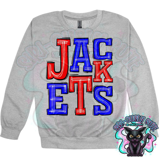 Sporty Jackets - Royal Red Mascot