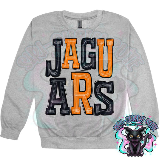 Sporty Jaguars - Black Orange Mascot